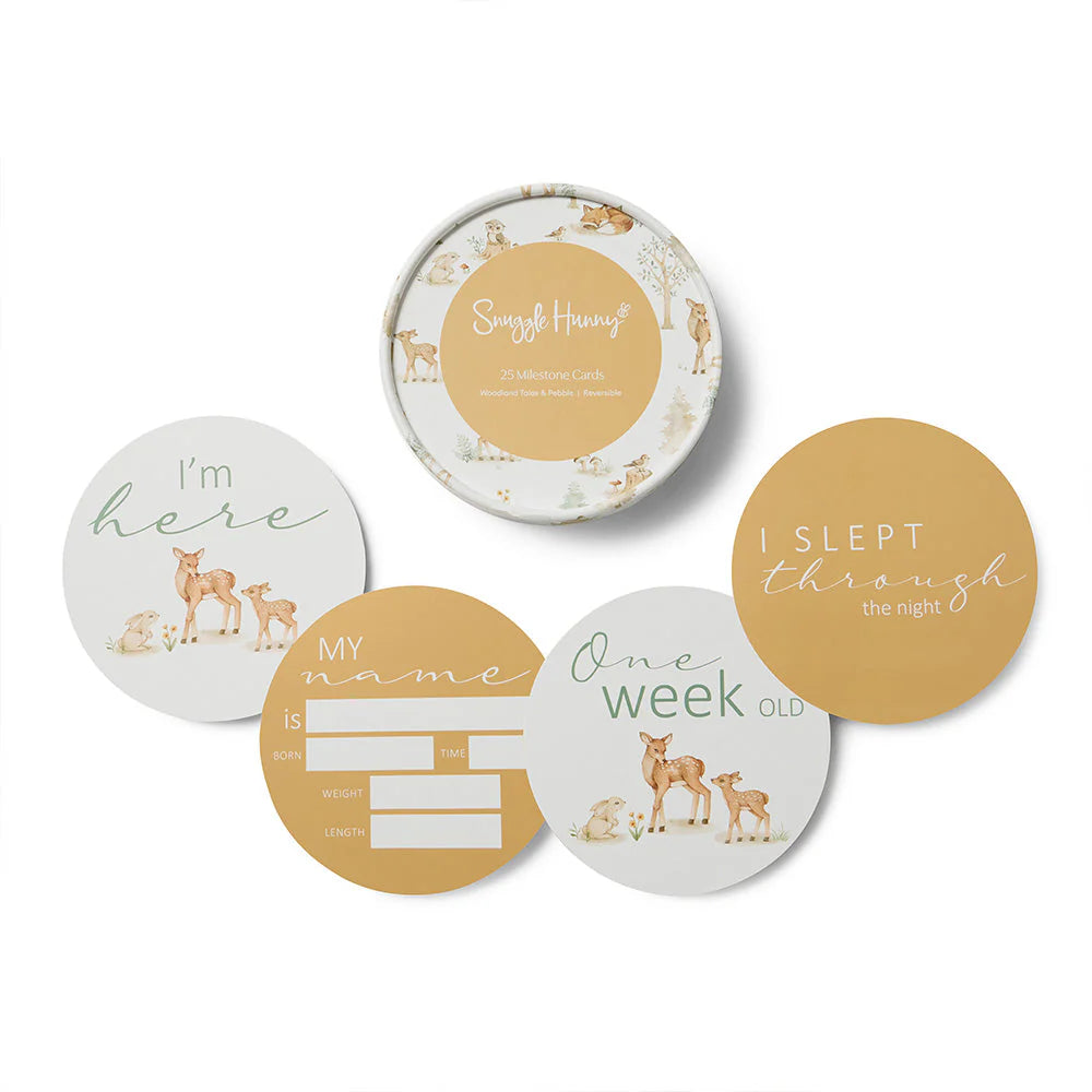Snuggle Hunny Reversible Milestone Cards
