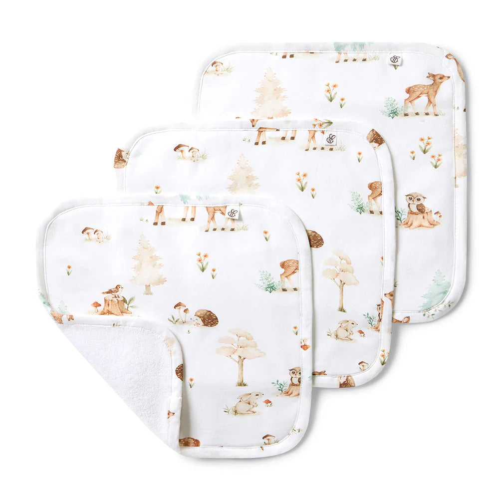 Snuggle Hunny Organic Wash Cloths 3 Pack