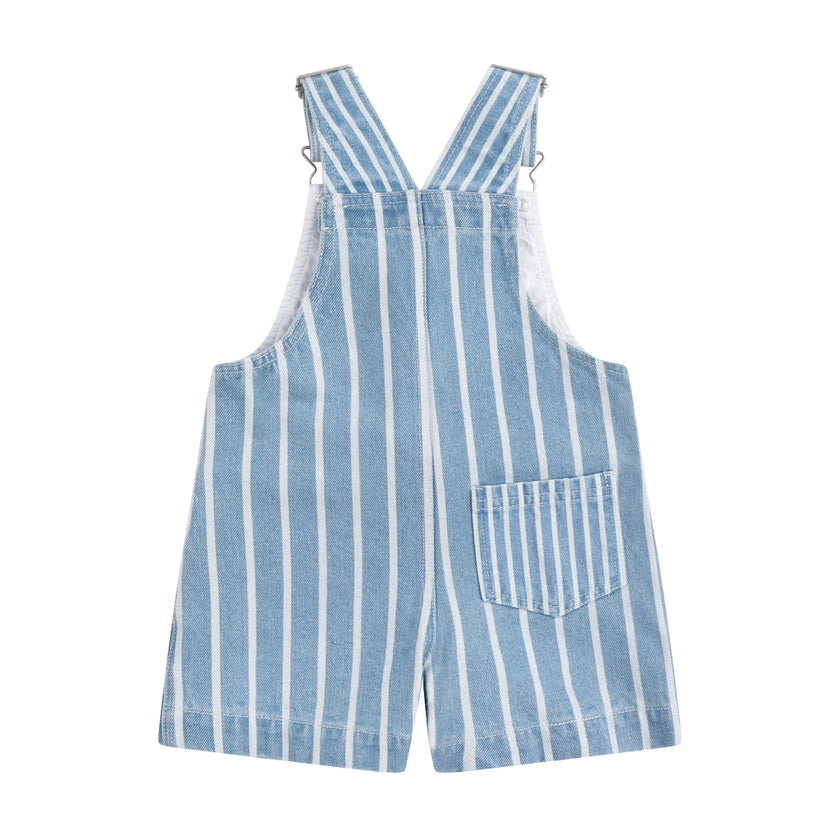 Washed Denim Woven Overall