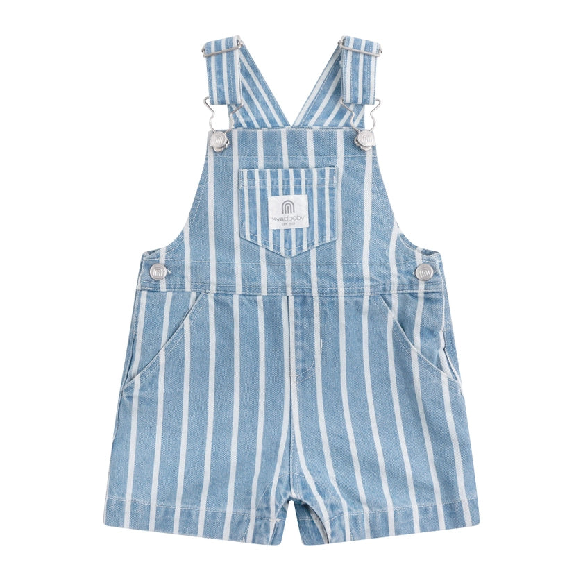 Washed Denim Woven Overall