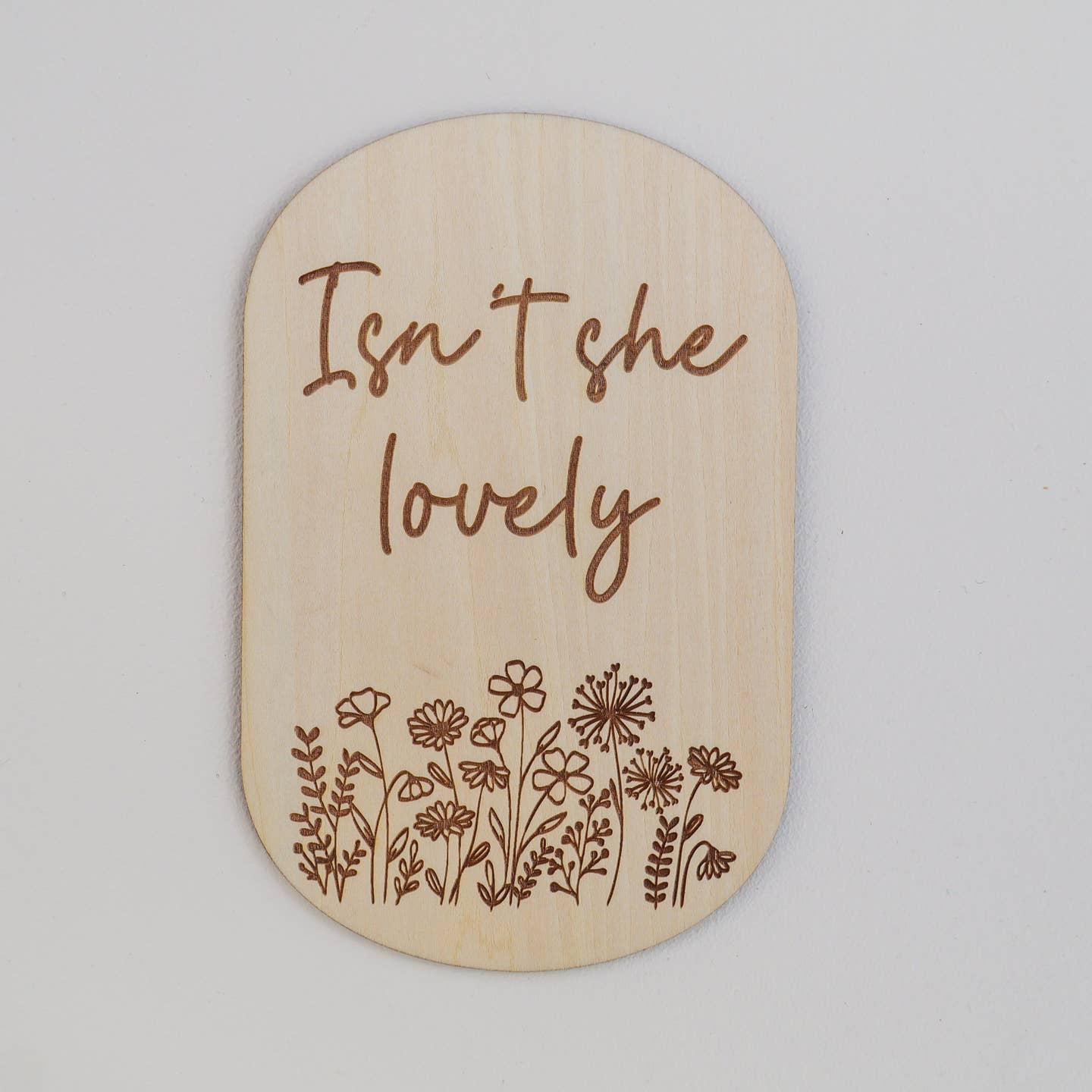 Isn't She Lovely Plaque