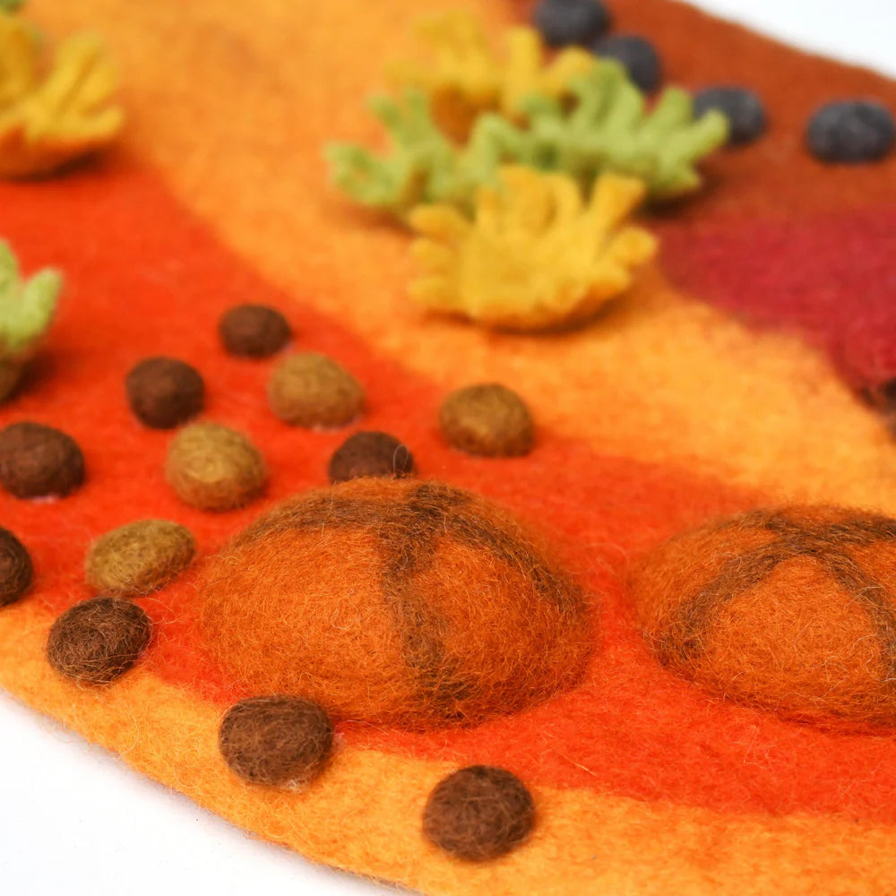 Handcrafted Felt Playscape Play Mats