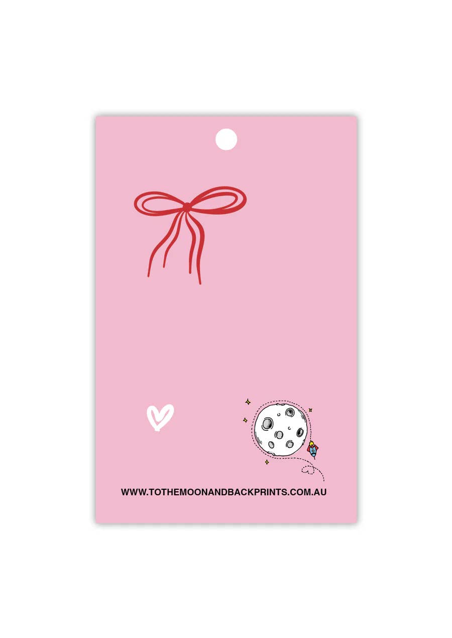 To The Moon and Back Prints Gift Tags