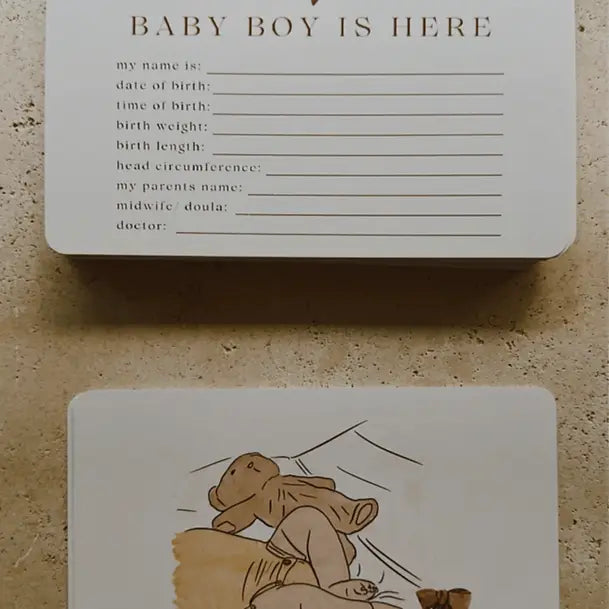 Hospital Birth Detail Card