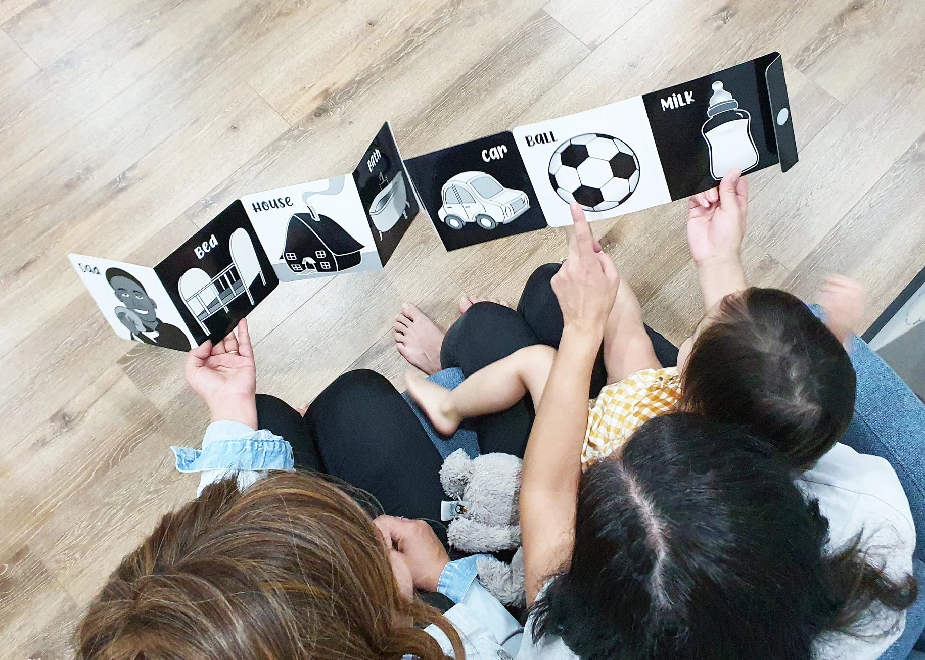 Welcome To the World Little One Black and White Baby Book