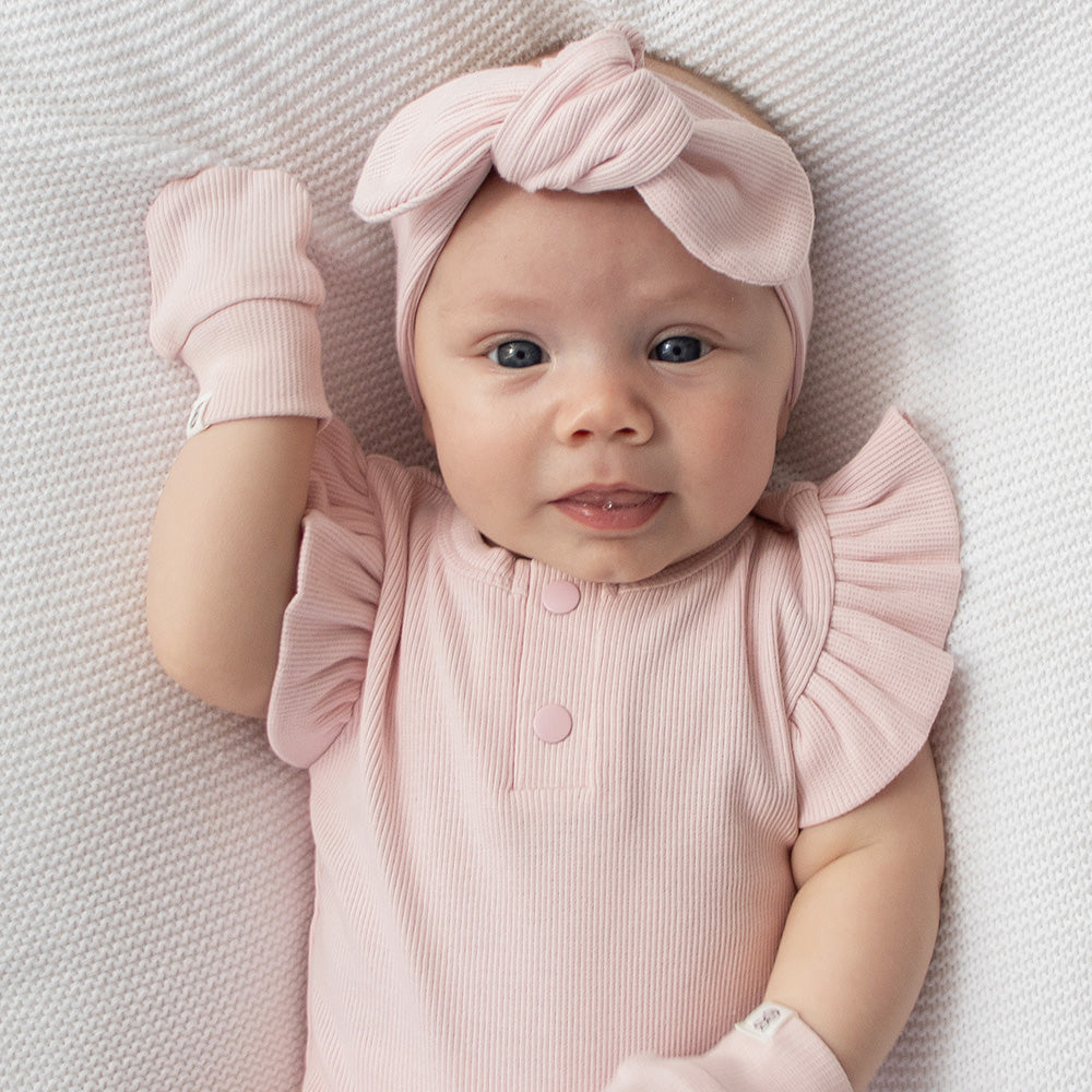 Organic Cotton Rib Mittens