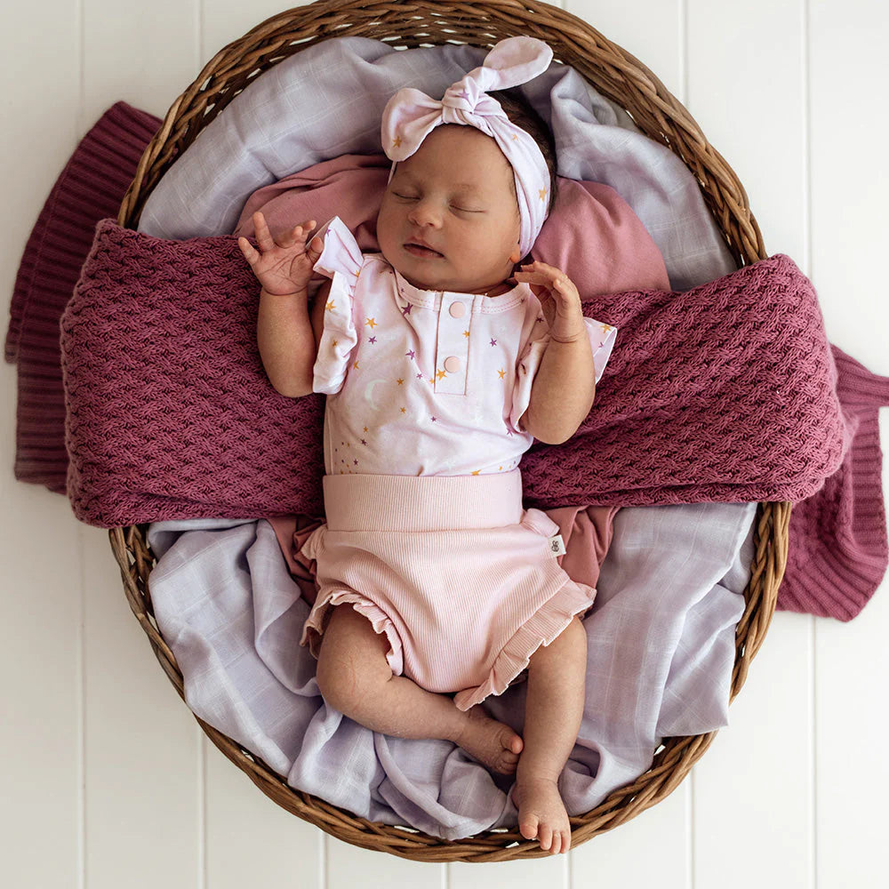 Organic Cotton Rib Bloomers