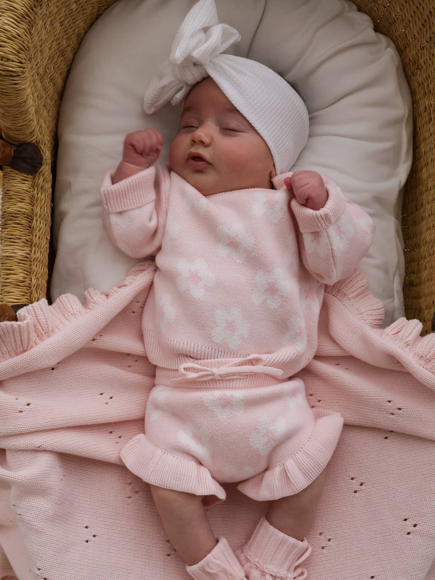 Flower Jumper Baby Pink