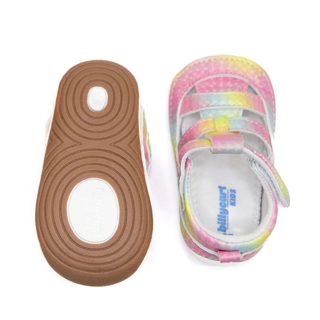 Ava rainbow baby and toddler girls sandals