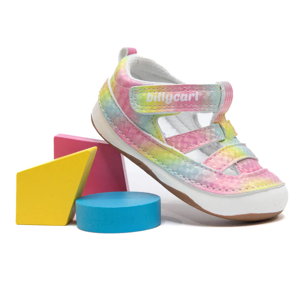 Ava rainbow baby and toddler girls sandals