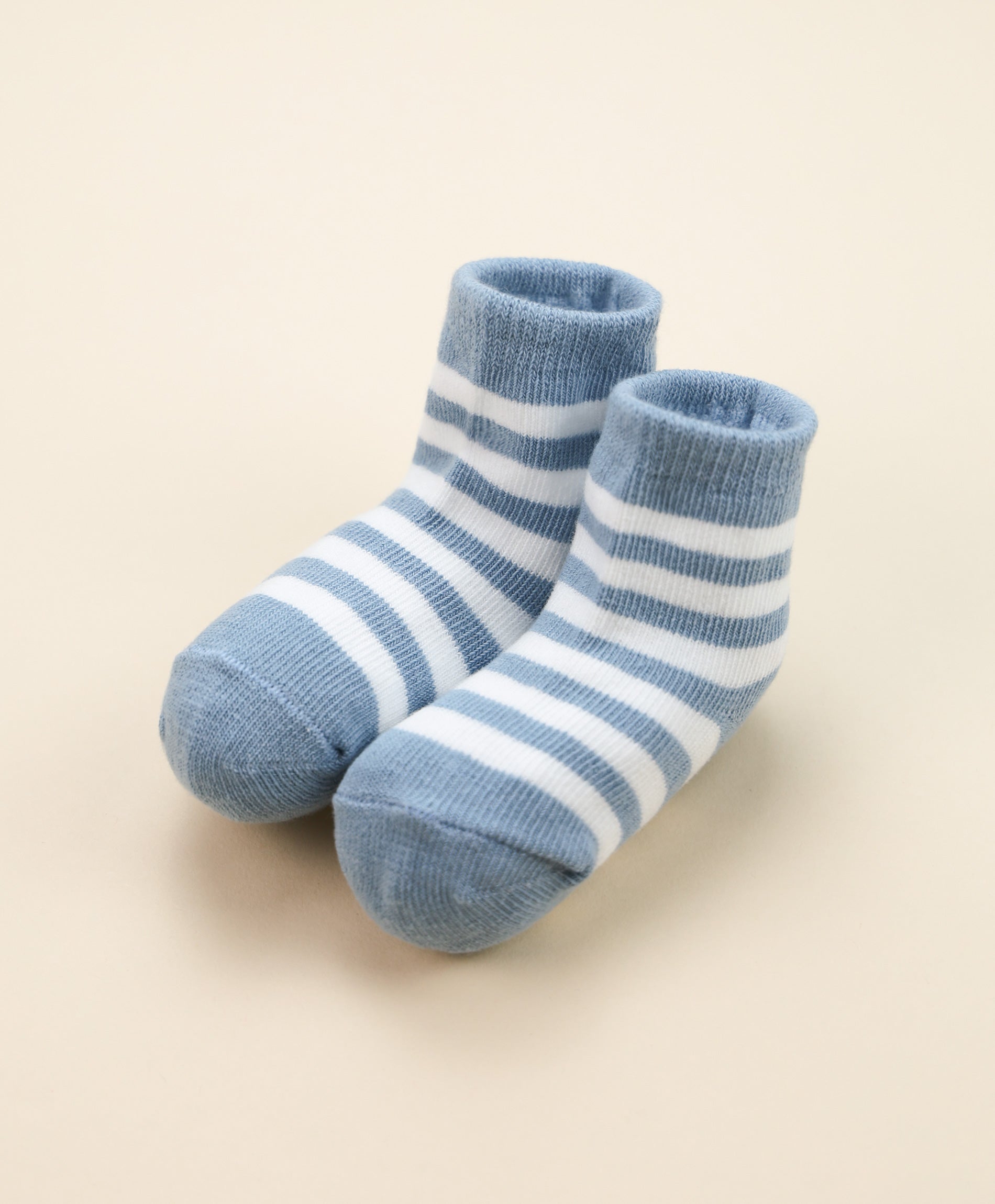 Organic Cotton Baby Socks 0-6 Months