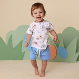 Organic Cotton Rib Shorts