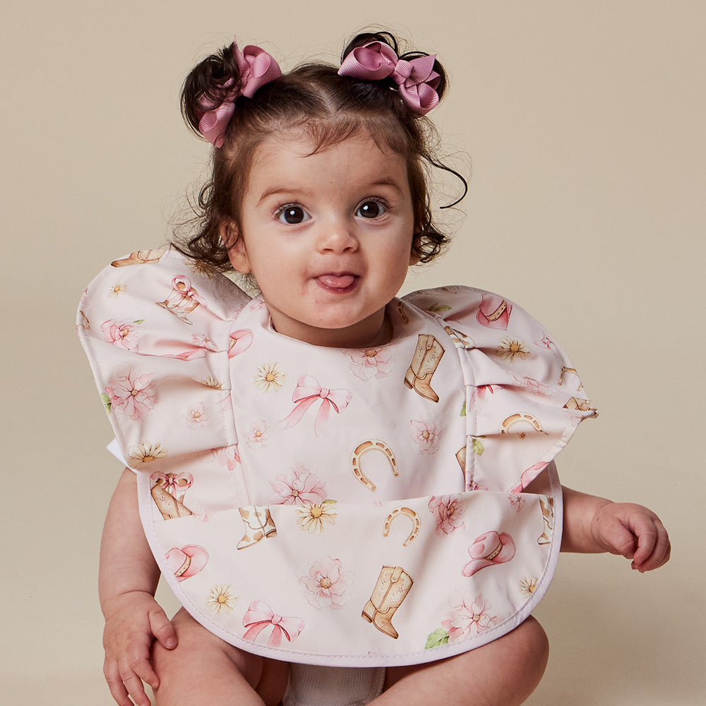 Snuggle Bib with Frill