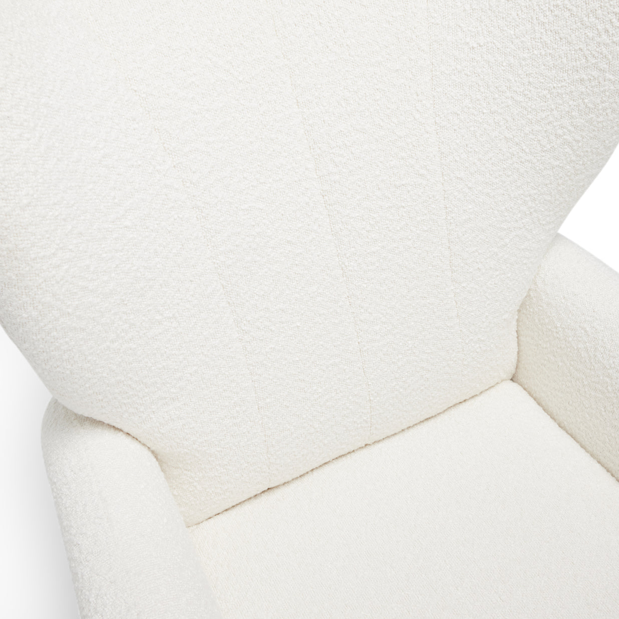 BabyRest Amelia Nursery Chair - White Boucle - available to order