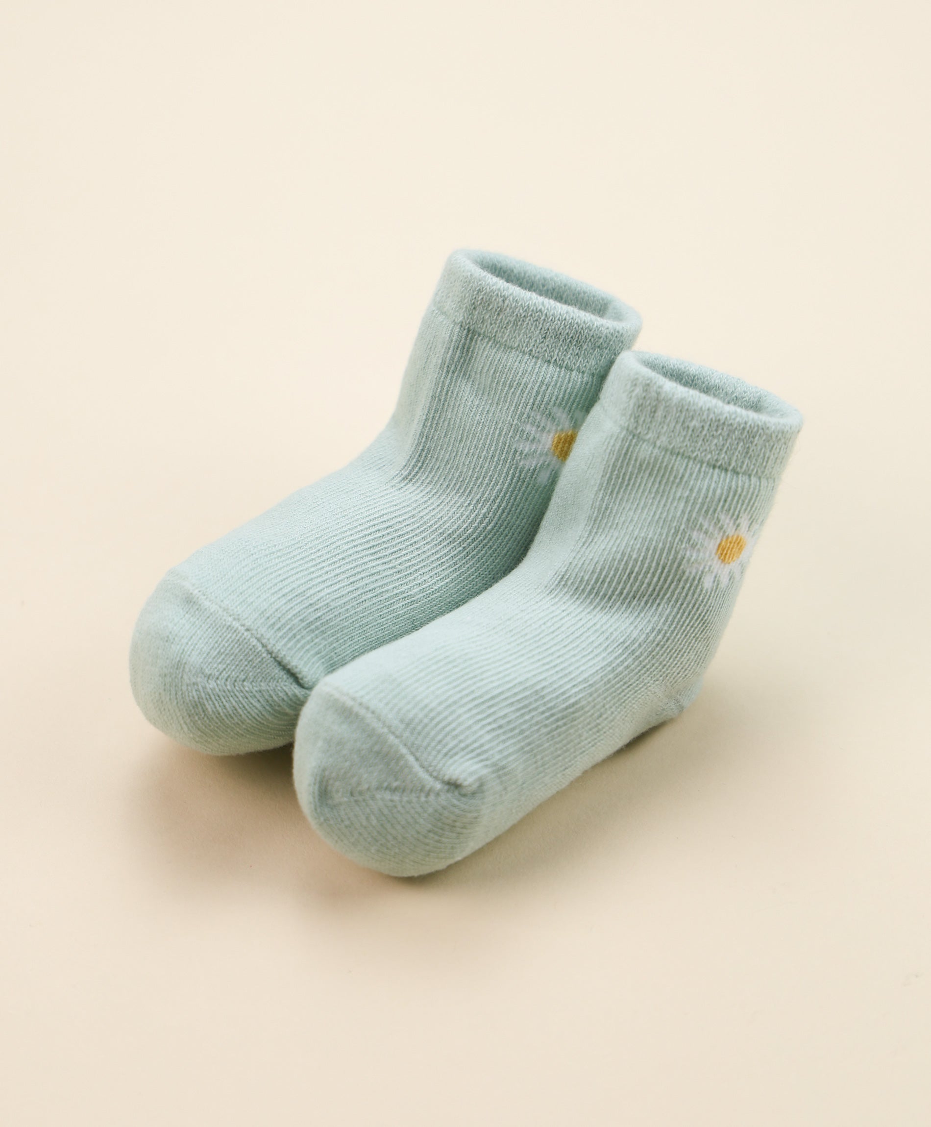 Organic Cotton Baby Socks 0-6 Months