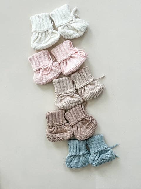 Cuff Newborn Lace Booties