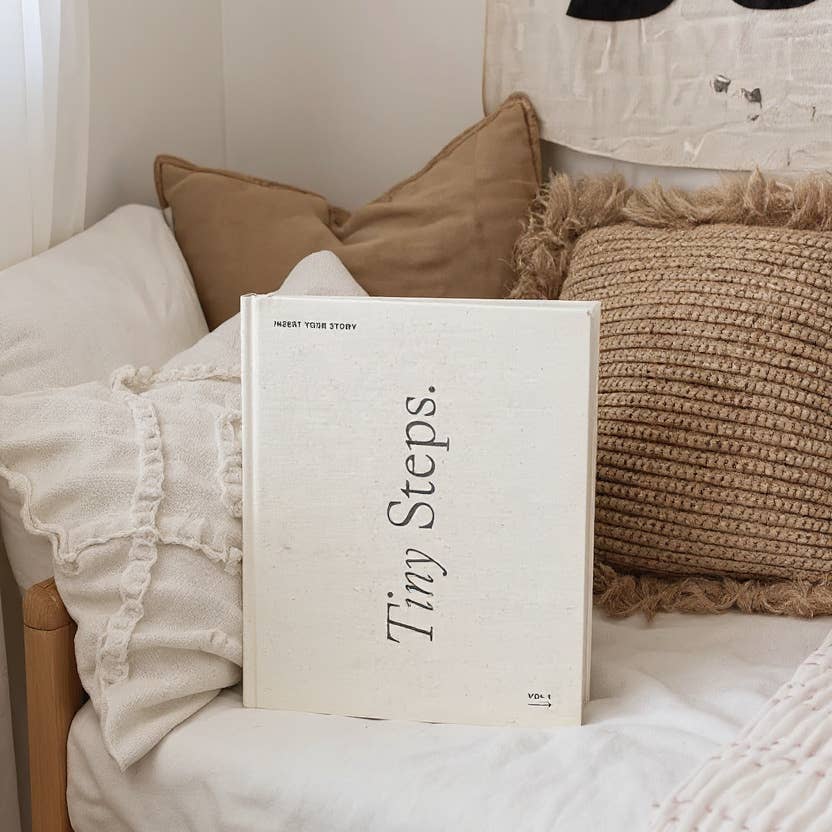Tiny Steps Baby Linen Photo Album