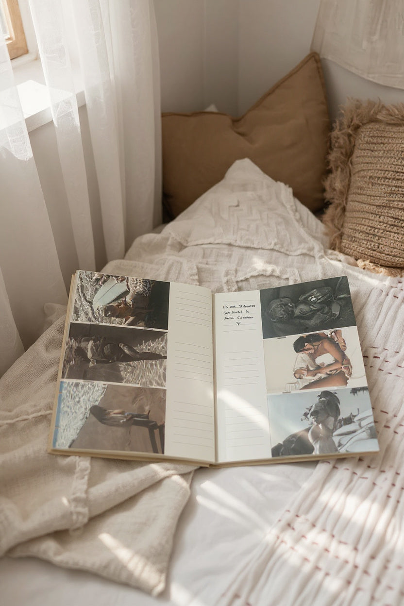 Tiny Steps Baby Linen Photo Album