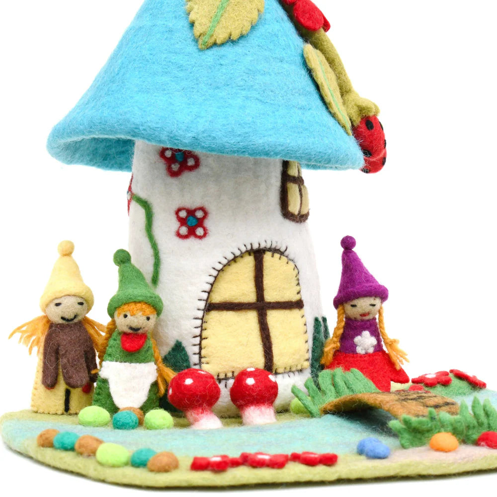 Handcrafted Felt Playscape Play Mats