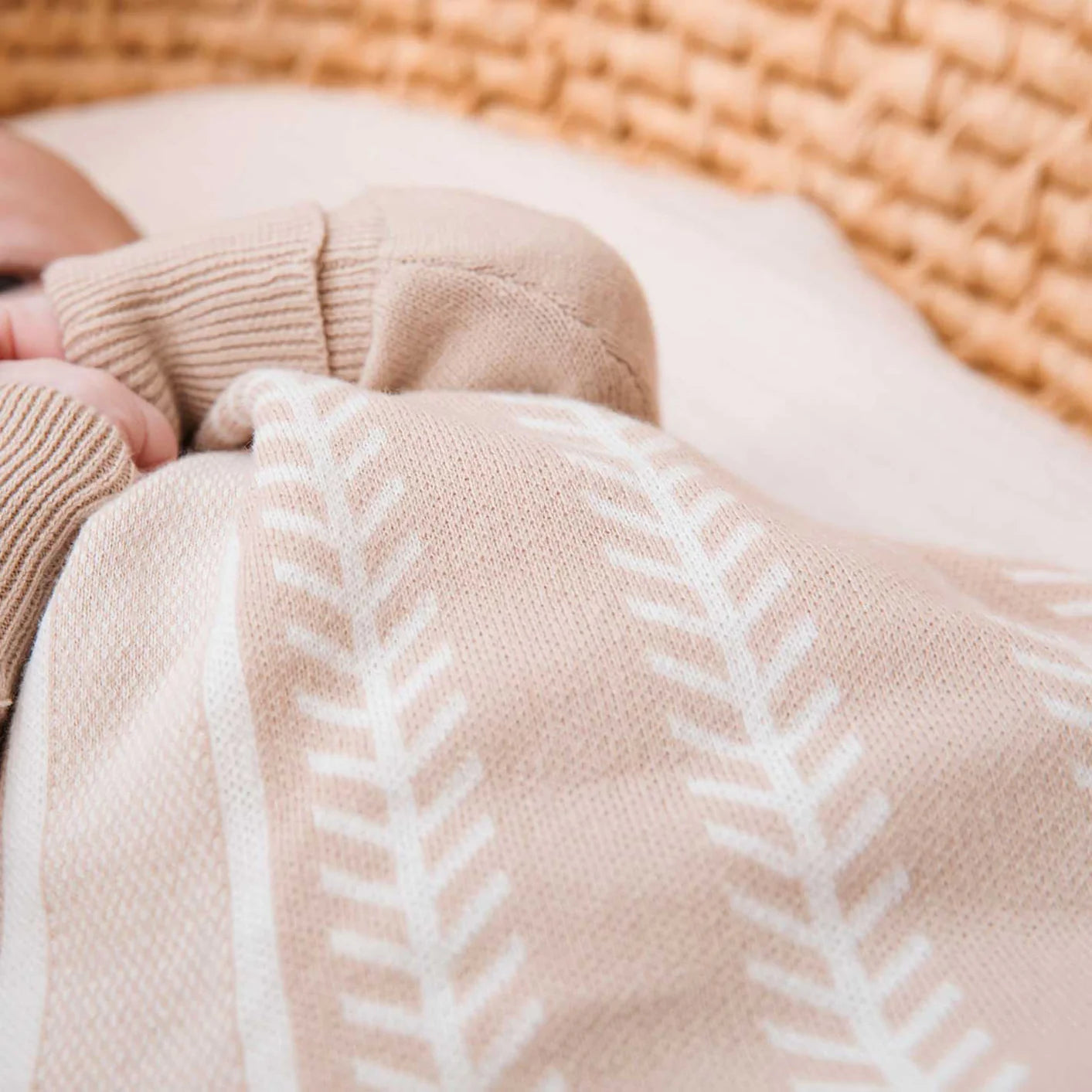 Feathered Line Jacquard Shwrap