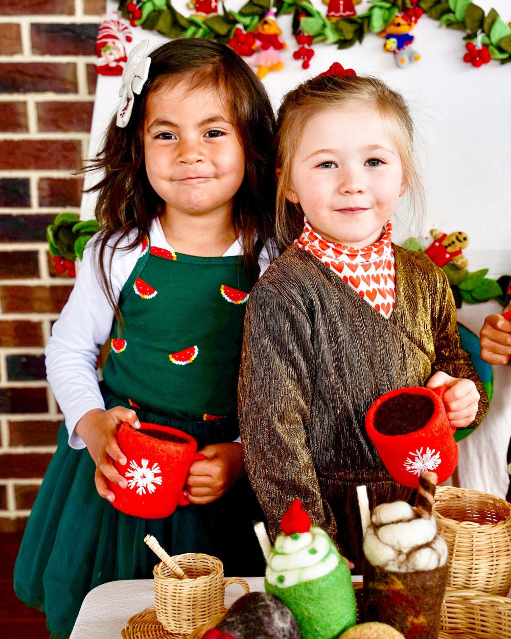 Felt Hot Chocolate Cacao with Marshmallows