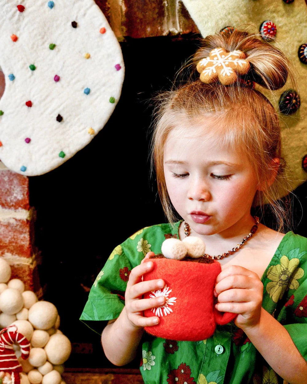 Felt Hot Chocolate Cacao with Marshmallows
