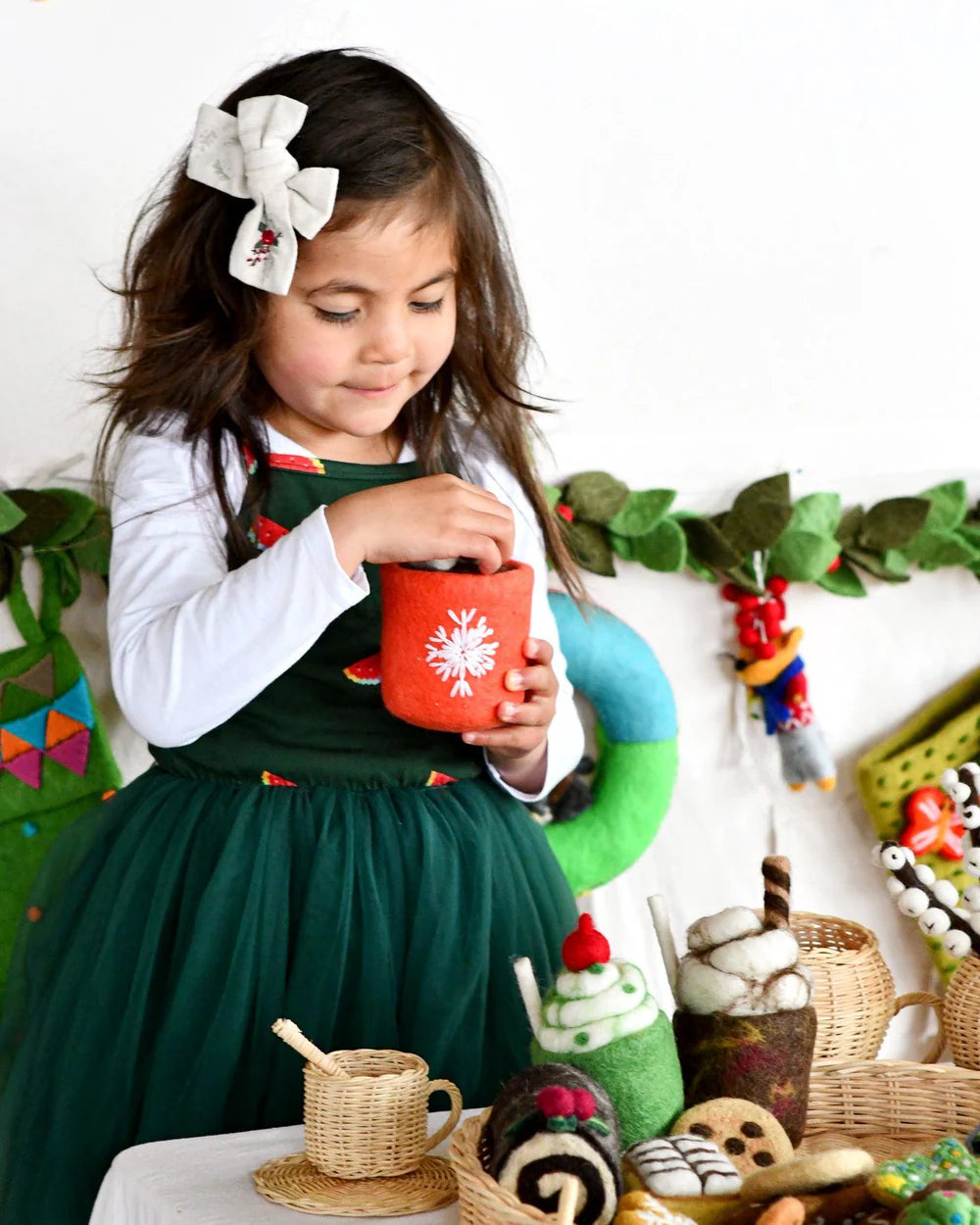 Felt Hot Chocolate Cacao with Marshmallows