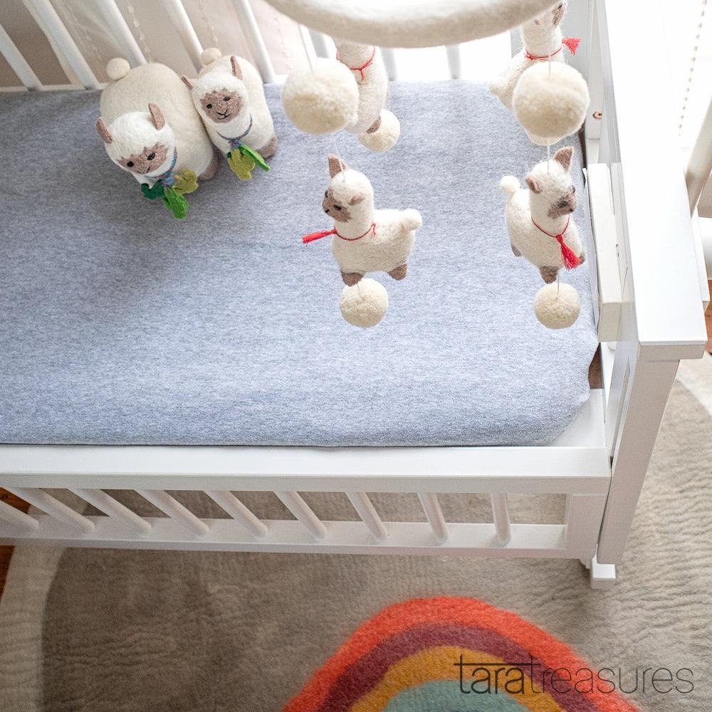 Nursery Cot & Ceiling Mobiles – Handmade Felt Designs