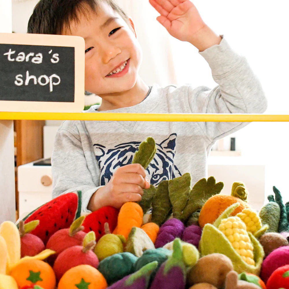 Felt Vegetables and Fruits Sets