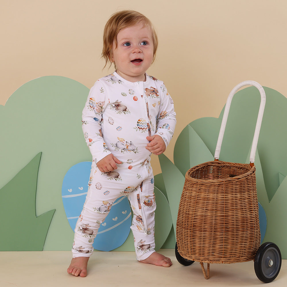 Flopsy Bunnies Organic Snugglesuit Convertible Romper
