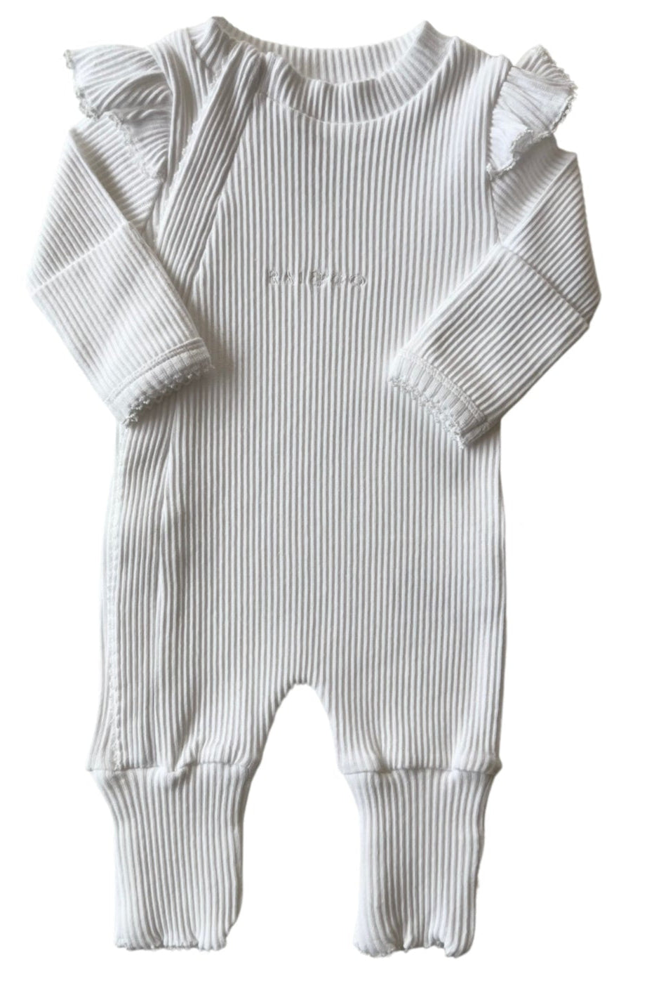 Frill Ribbed Onesie