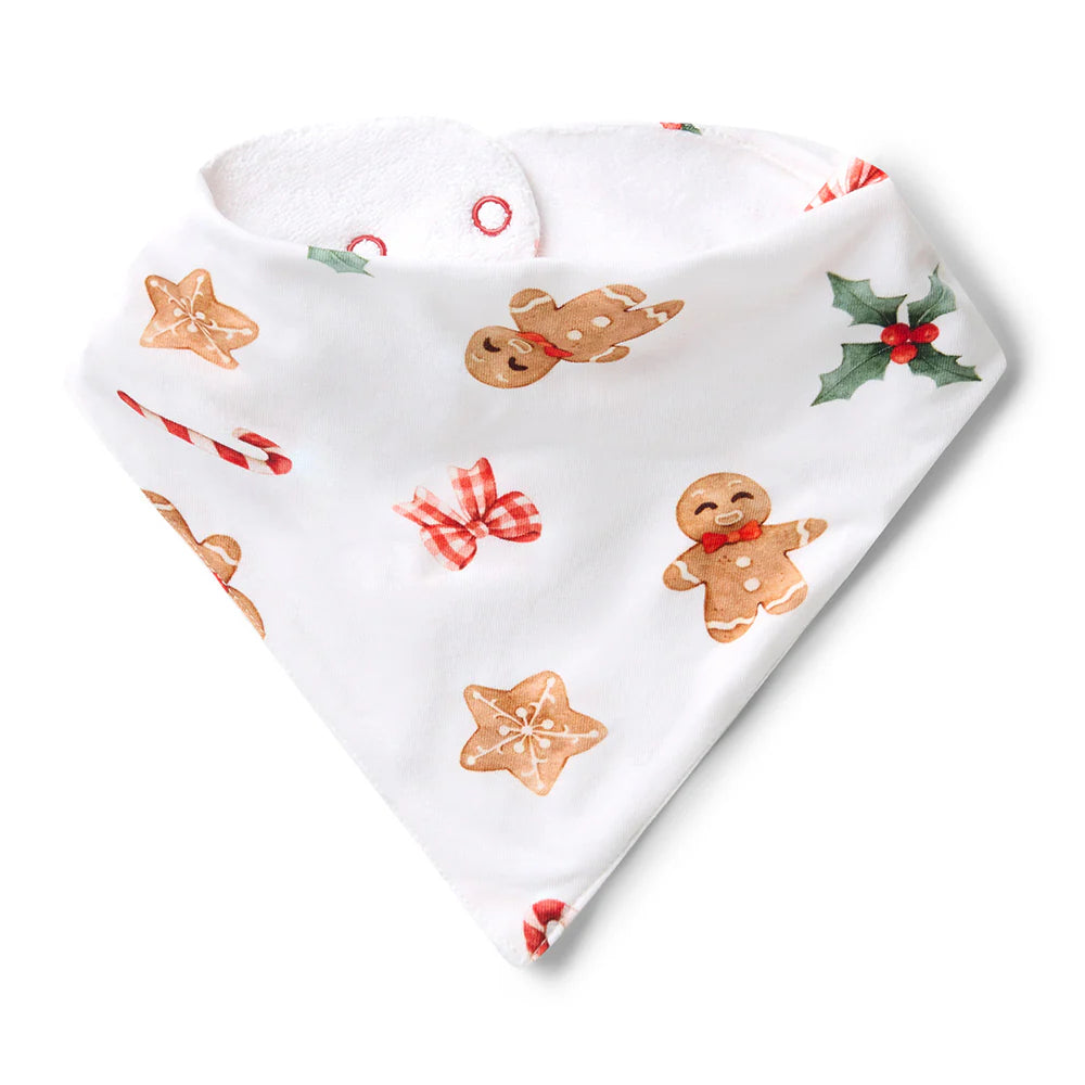 Christmas Organic Dribble Bib