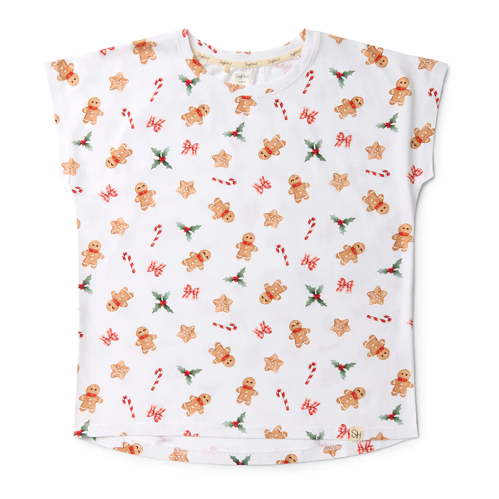 Gingerbread Organic Womens PJ Set