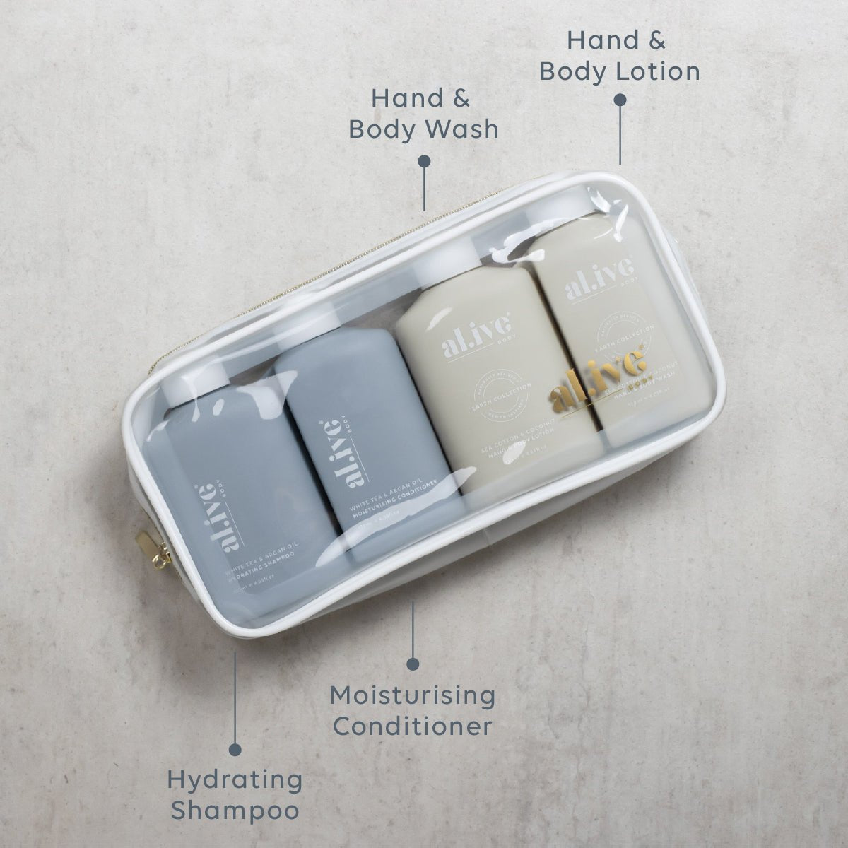 al.ive body Hair & Body Travel Pack