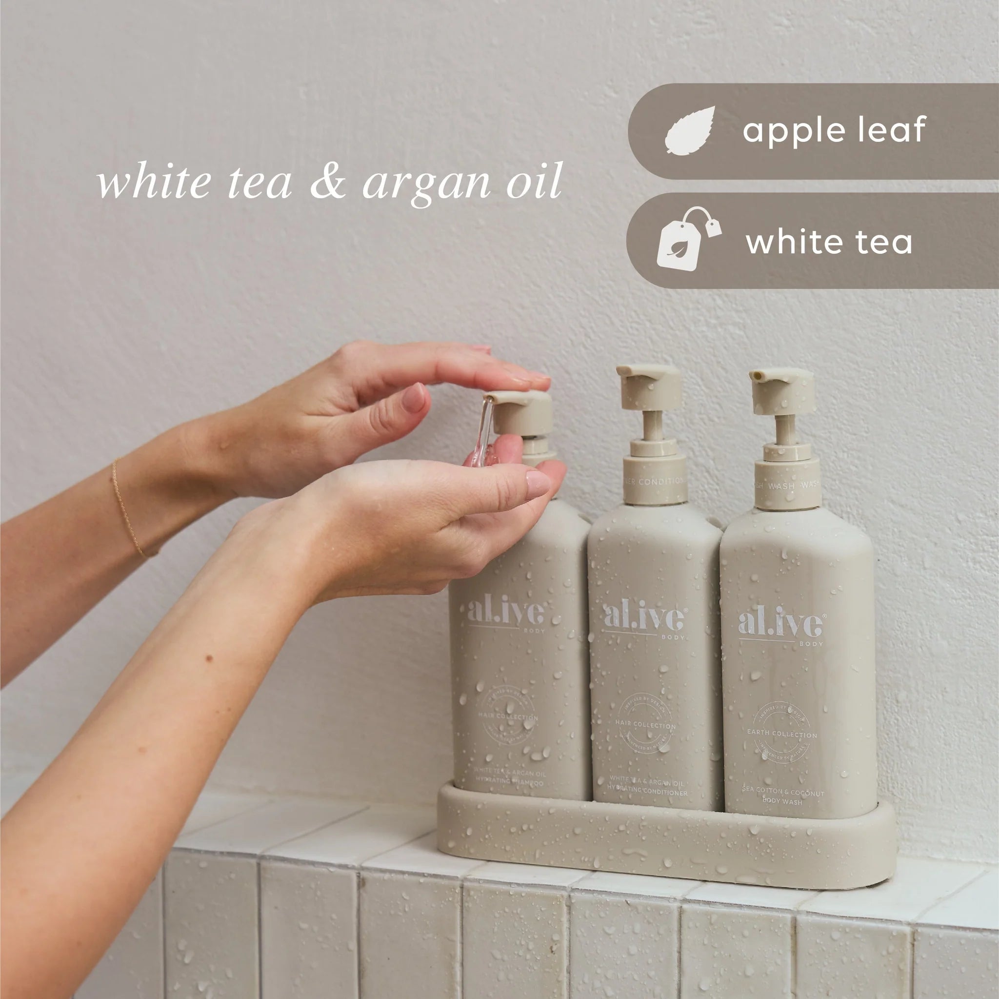 Hydrating hair & body trio