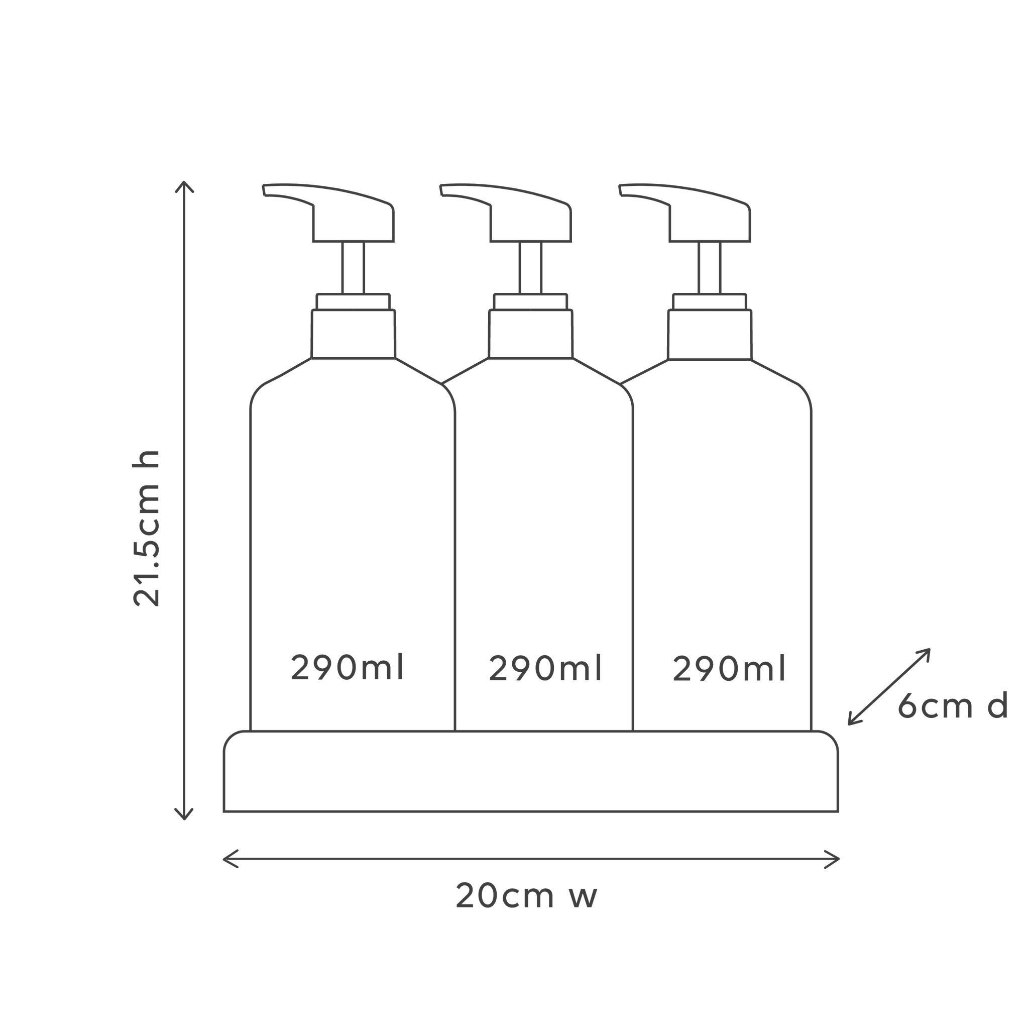 Hydrating hair & body trio