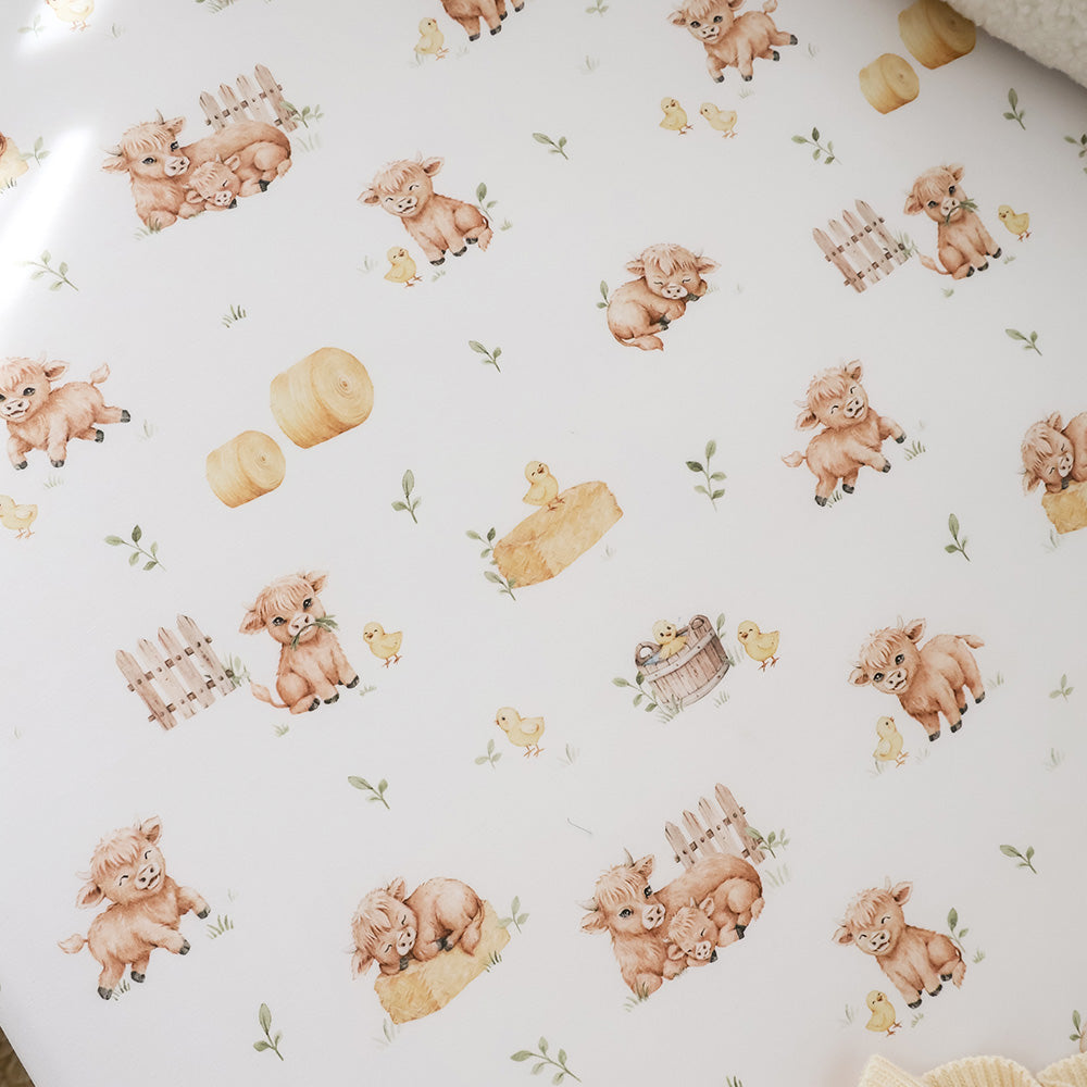 Organic Fitted Cot Sheet