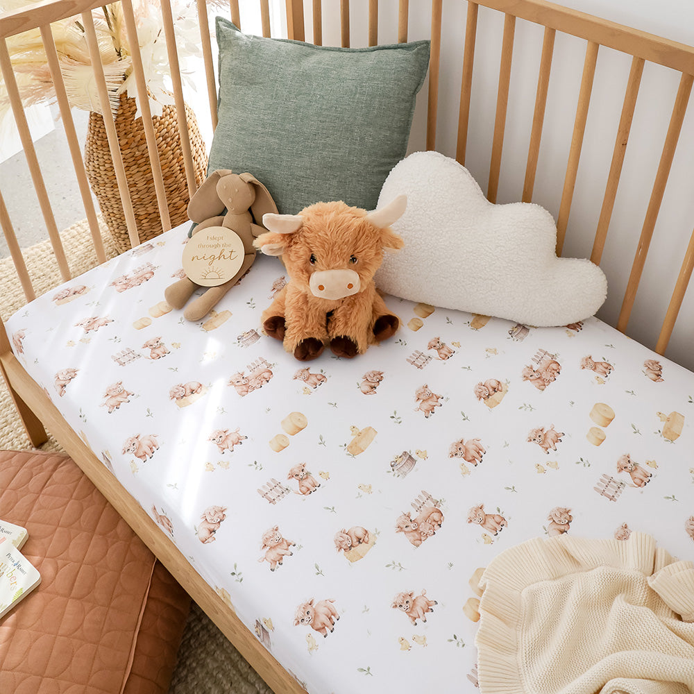 Organic Fitted Cot Sheet