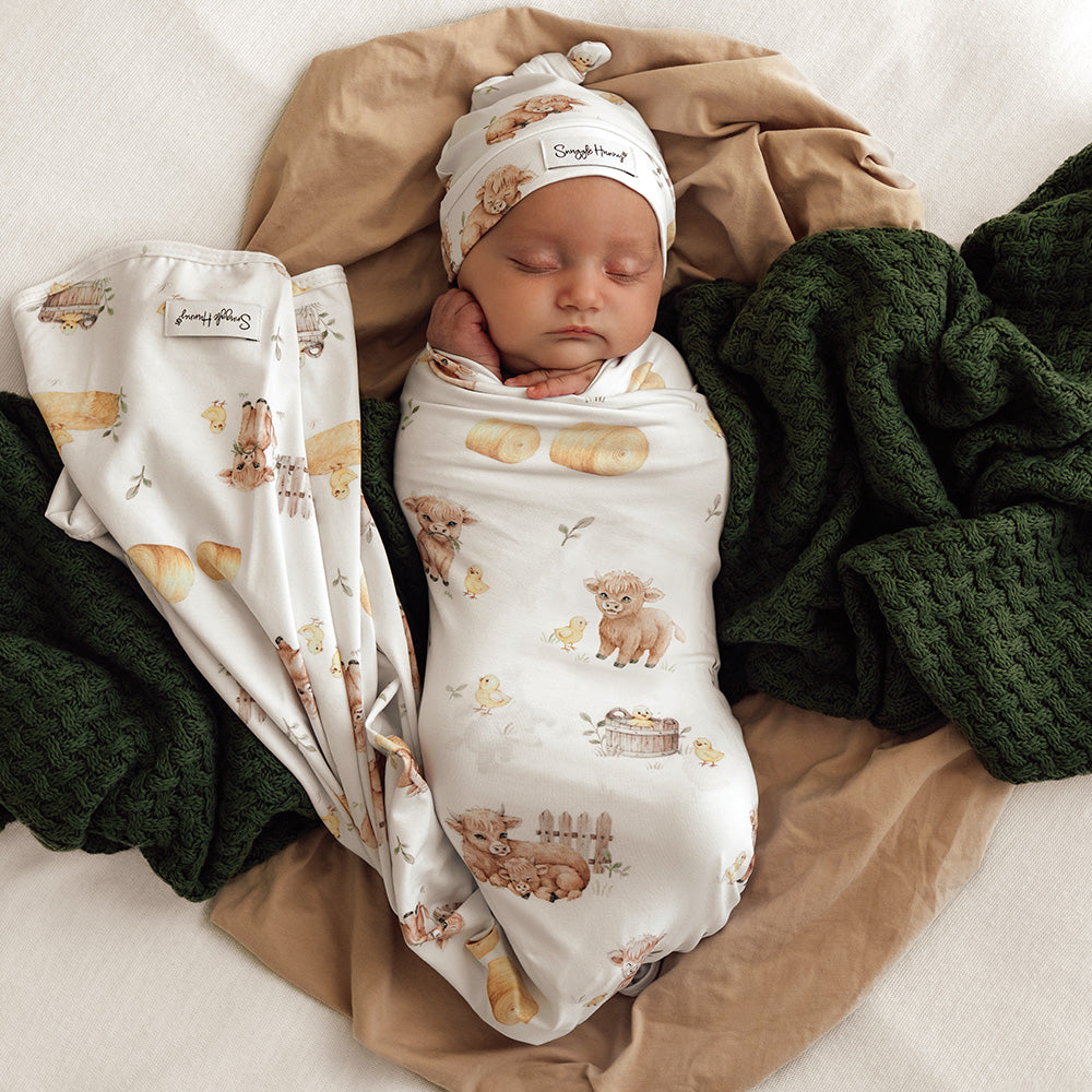 Stretch Cotton Baby Wrap set