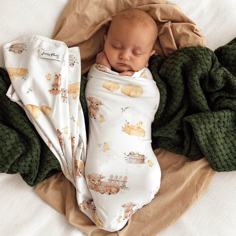 Stretch Cotton Baby Wrap set