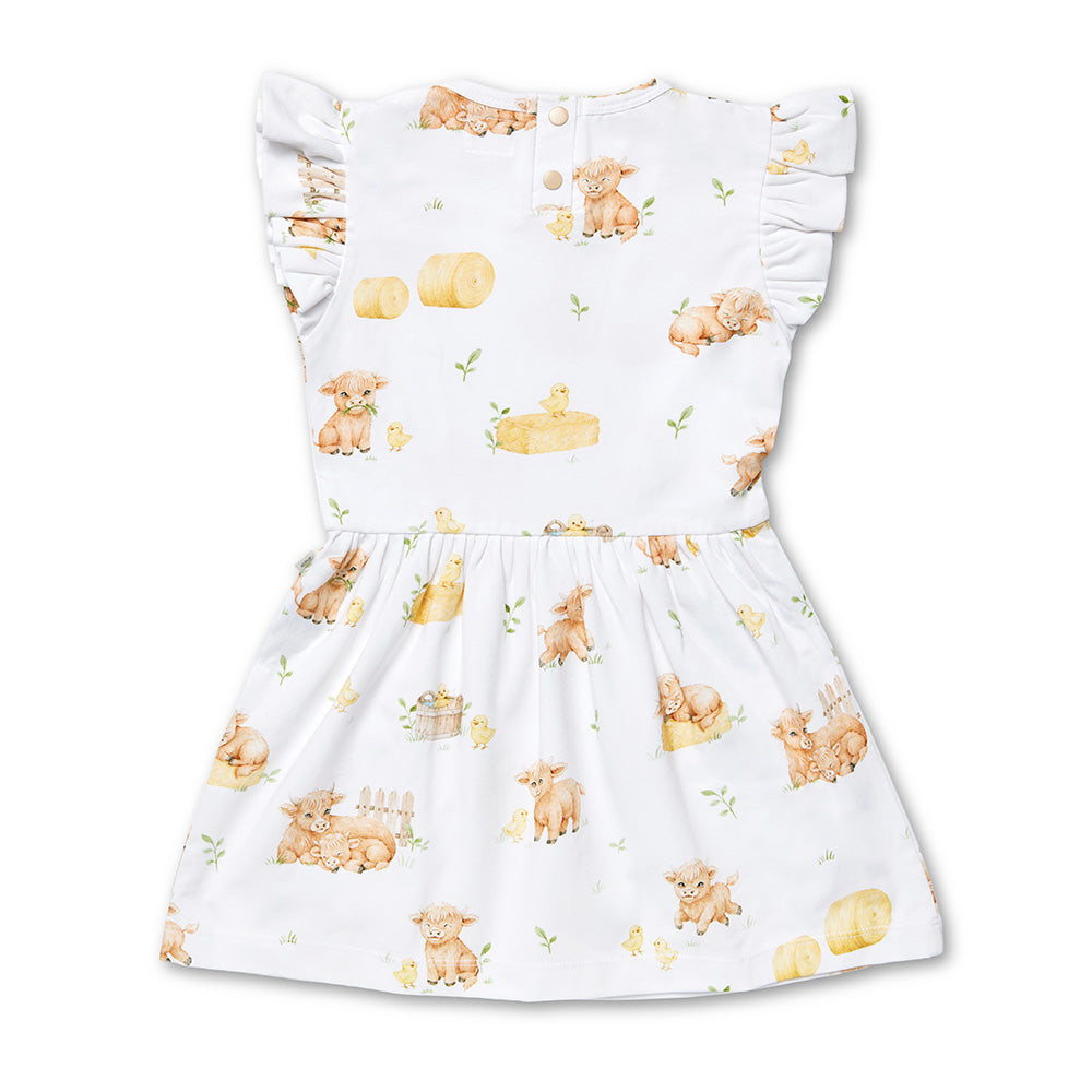 Highland Cows Organic Dress