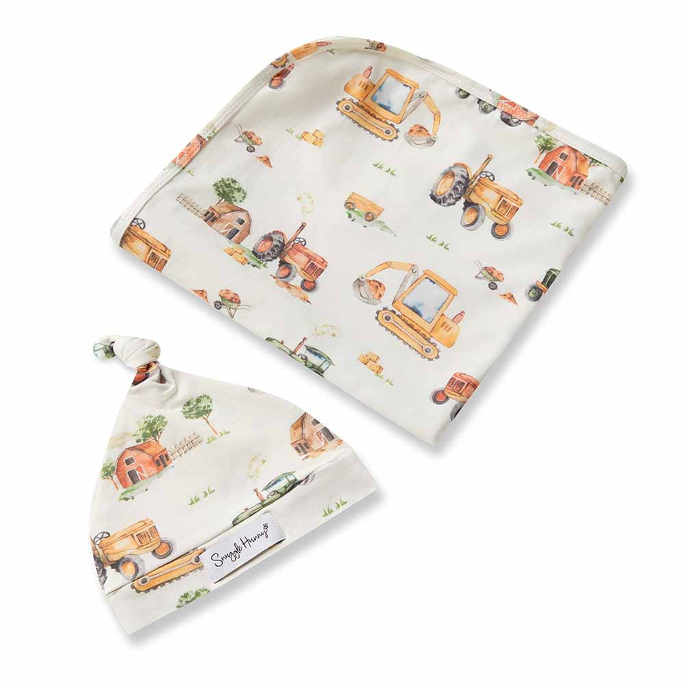 Stretch Cotton Baby Wrap set