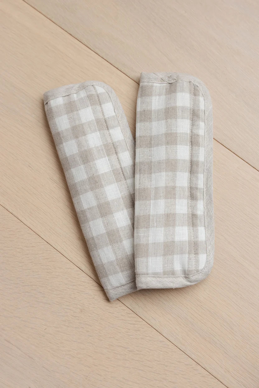 Stroller covers- Pure Linen Pram strap covers