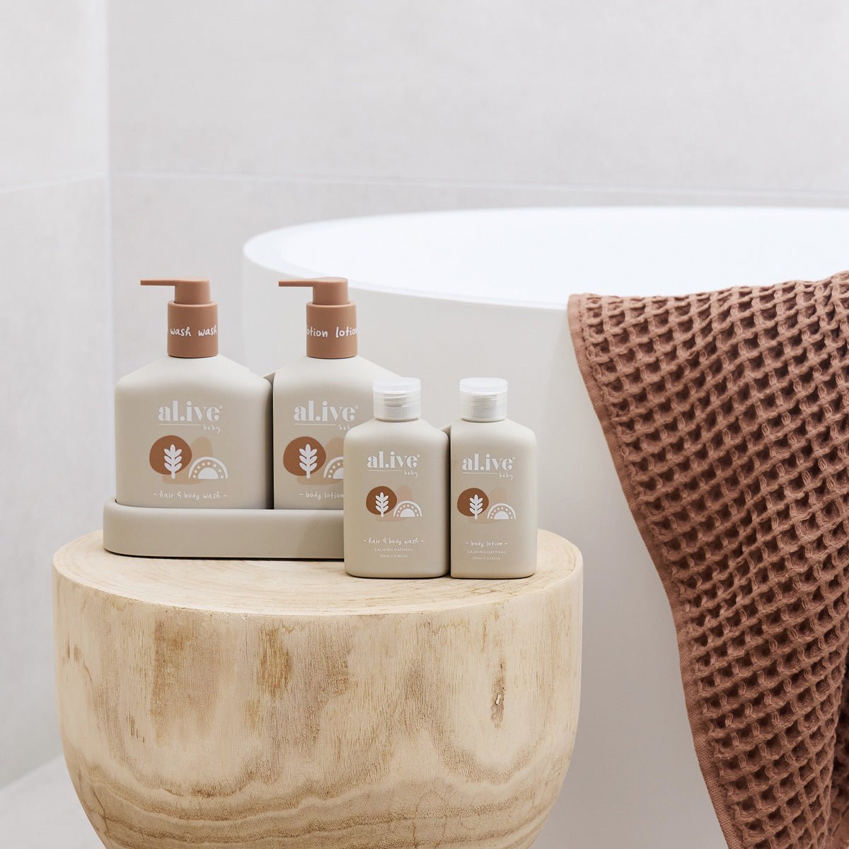 al.ive body Little Traveller  Wash & Lotion Travel Set