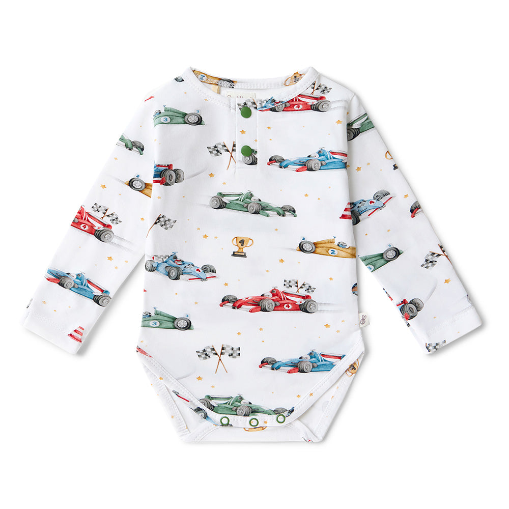 Snuggle Hunny Long Sleeve Organic Bodysuit