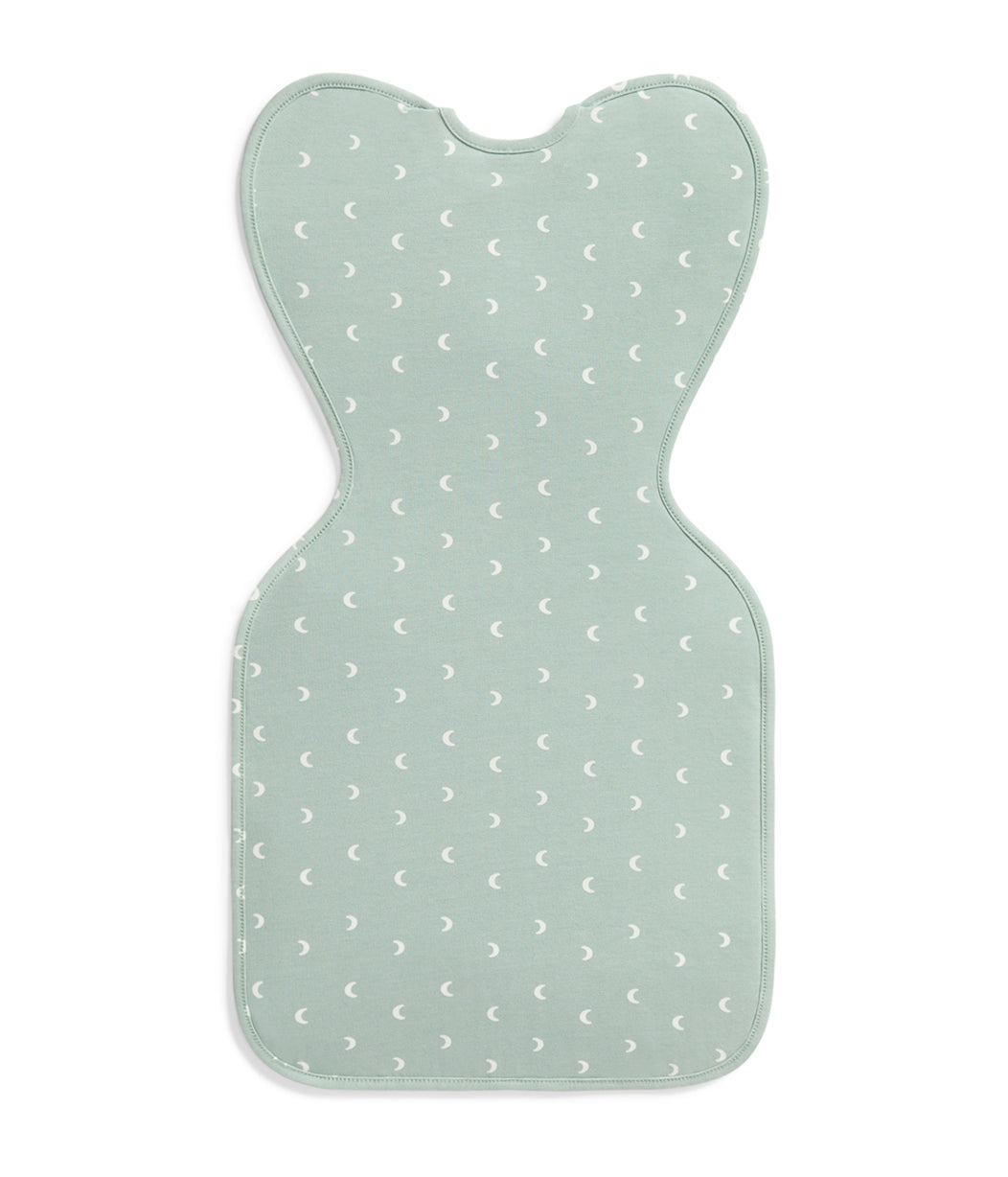 Love To Dream Swaddle Up 1.0 TOG Stretch Cotton Olive Moon