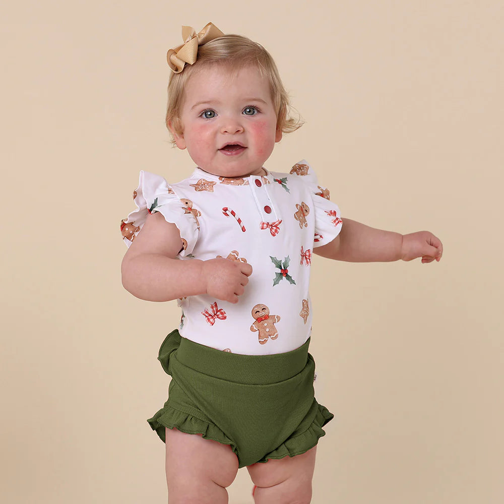 Organic Cotton Rib Bloomers