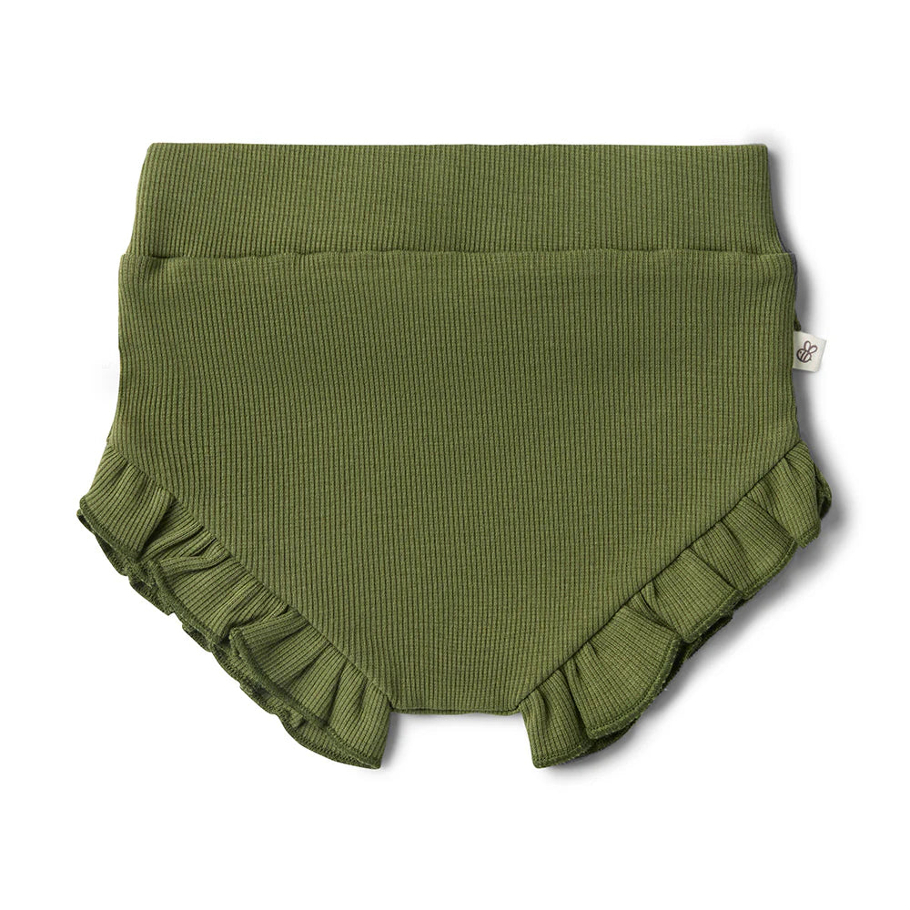 Organic Cotton Rib Bloomers