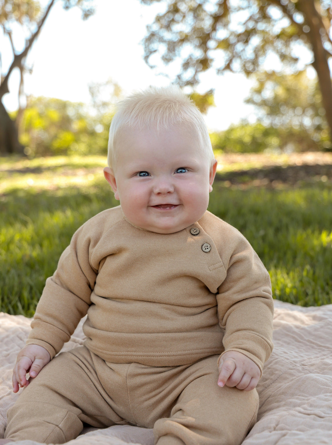 Organic Fleece Baby Top