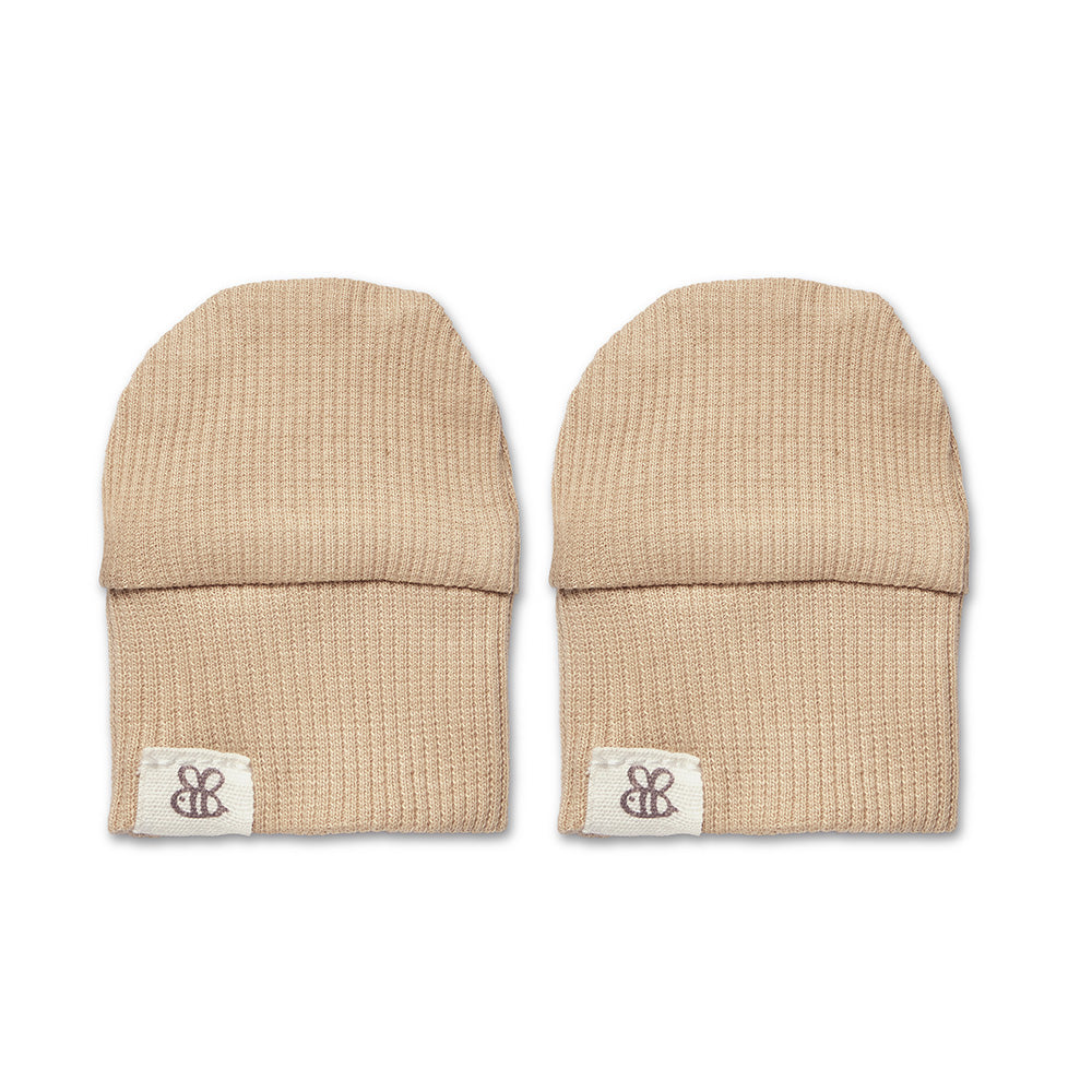 Organic Cotton Rib Mittens